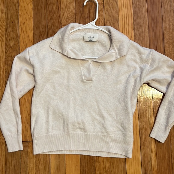 Aritzia Sweaters - Aritzia pullover merino wool polo sweater